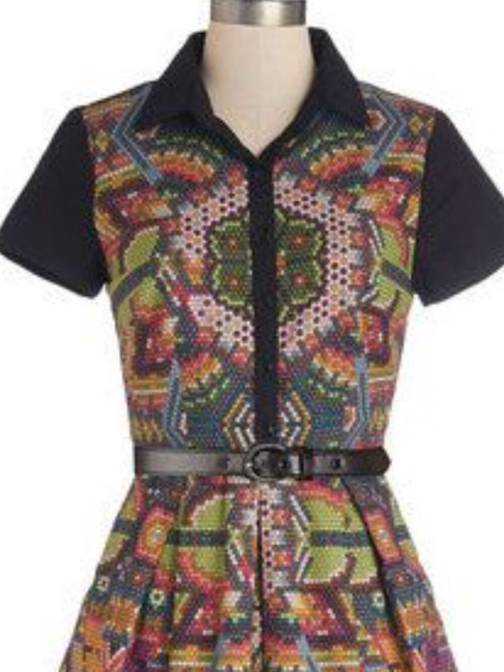 Vintage Modcloth "Shimmer Camp" Dress HTF